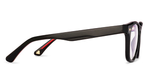 Black Square Full Rim Unisex Eyeglasses by Lenskart-235470