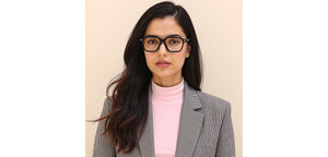 Black Square Full Rim Unisex Eyeglasses by Lenskart-235471