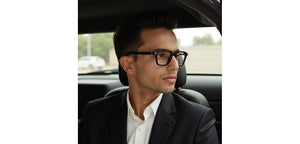 Black Square Full Rim Unisex Eyeglasses by Lenskart-235471