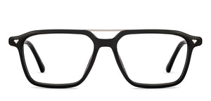Black Square Full Rim Unisex Eyeglasses by Lenskart-235471