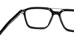 Black Square Full Rim Unisex Eyeglasses by Lenskart-235471