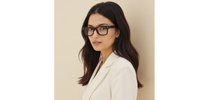 Black Square Full Rim Unisex Eyeglasses by Lenskart-235473