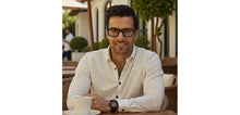 Load image into Gallery viewer, Black Square Full Rim Unisex Eyeglasses by Lenskart-235473