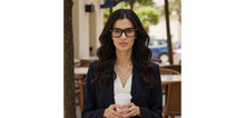 Load image into Gallery viewer, Black Square Full Rim Unisex Eyeglasses by Lenskart-235473