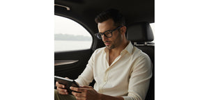 Black Square Full Rim Unisex Eyeglasses by Lenskart-235473