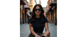 Black Square Full Rim Unisex Sunglasses by Lenskart-233231
