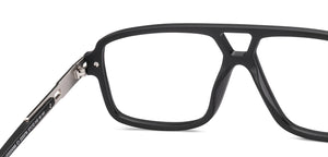 Black Square Full Rim Unisex Eyeglasses by Lenskart STUDIO-222276