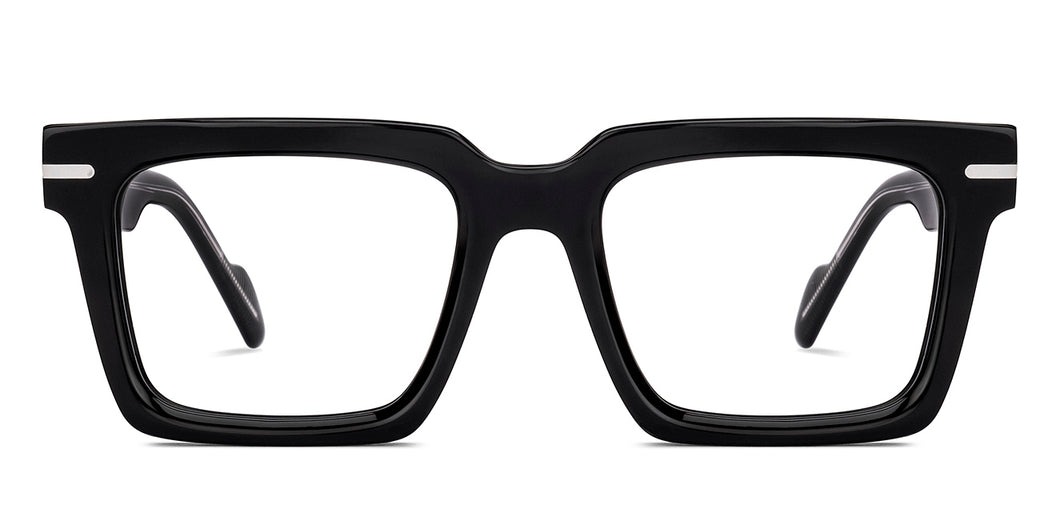 Black Square Full Rim Unisex Eyeglasses by Lenskart STUDIO-222590