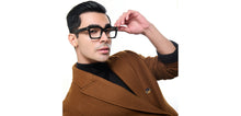 Load image into Gallery viewer, Black Square Full Rim Unisex Eyeglasses by Lenskart STUDIO-222590