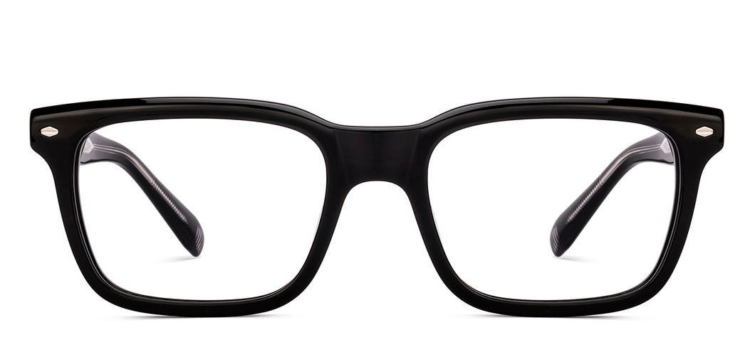 Black Square Full Rim Unisex Eyeglasses by Lenskart STUDIO-222595