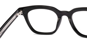 Black Square Full Rim Unisex Eyeglasses by Lenskart STUDIO-222603