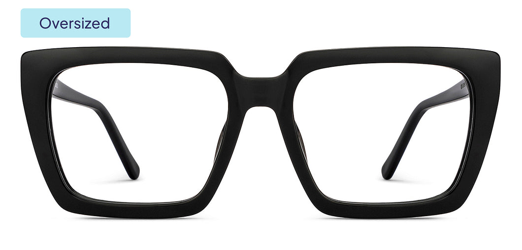 Black Square Full Rim Unisex Eyeglasses by Lenskart STUDIO-208504