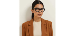 Black Square Full Rim Unisex Eyeglasses by Vincent Chase-235326