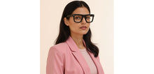 Load image into Gallery viewer, Black Square Full Rim Unisex Eyeglasses by Vincent Chase-235326