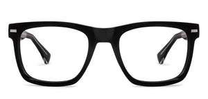 Black Square Full Rim Unisex Eyeglasses by Vincent Chase-235326