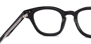 Black Square Full Rim Unisex Eyeglasses by Vincent Chase-223083