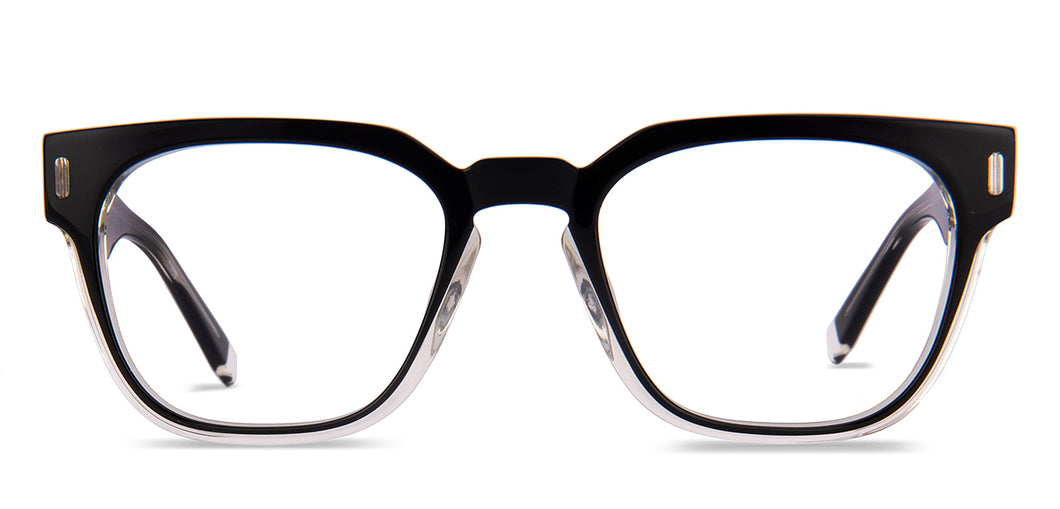 Black Square Full Rim Unisex Eyeglasses by Vincent Chase-217700