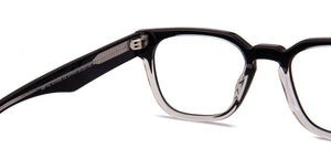 Black Square Full Rim Unisex Eyeglasses by Vincent Chase-217700