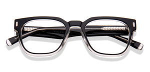 Black Square Full Rim Unisex Eyeglasses by Vincent Chase-217700