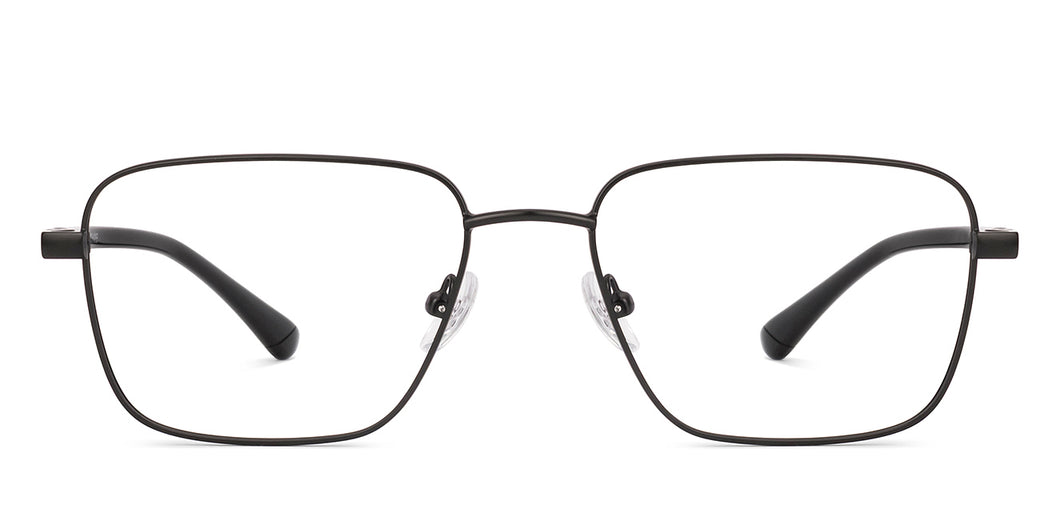 Black Square Full Rim Unisex Eyeglasses by Vincent Chase-235211