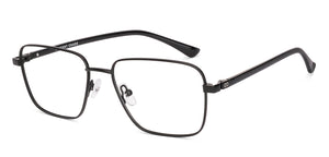 Black Square Full Rim Unisex Eyeglasses by Vincent Chase-235211
