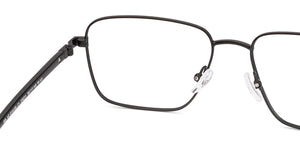 Black Square Full Rim Unisex Eyeglasses by Vincent Chase-235211