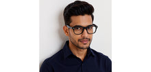 Load image into Gallery viewer, Black Square Full Rim Unisex Eyeglasses by Vincent Chase Online-228385