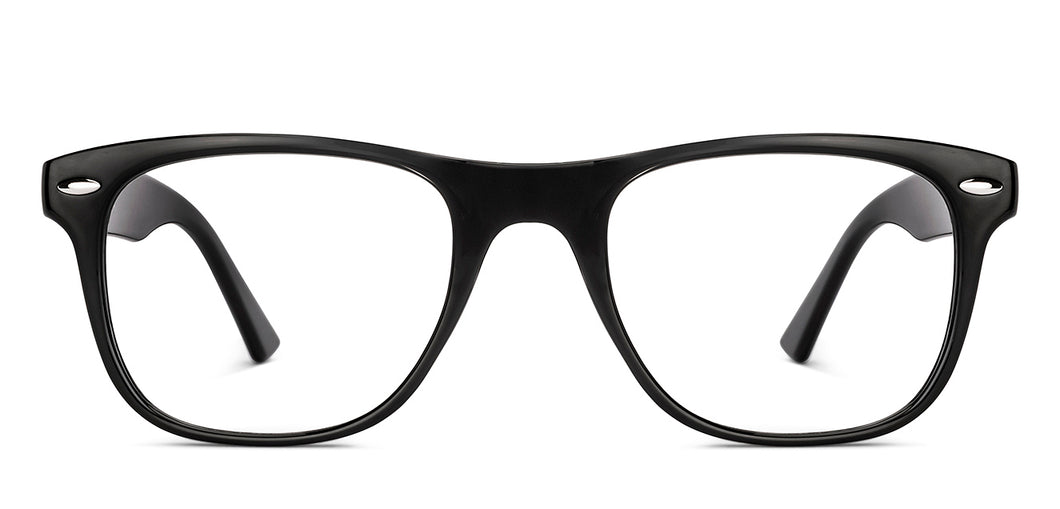 Black Square Full Rim Unisex Eyeglasses by Vincent Chase Online-228385
