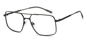 Black Square Full Rim Unisex Eyeglasses by Vincent Chase-210444