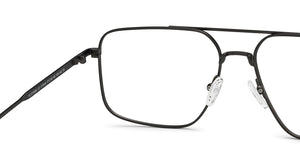 Black Square Full Rim Unisex Eyeglasses by Vincent Chase-210444