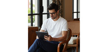 Load image into Gallery viewer, Black Square Full Rim Unisex Eyeglasses by Vincent Chase-224524