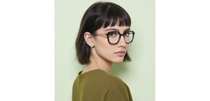 Black Geometric Full Rim Unisex Eyeglasses by Vincent Chase-228301