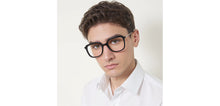 Load image into Gallery viewer, Black Geometric Full Rim Unisex Eyeglasses by Vincent Chase-228301