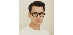 Black Square Full Rim Unisex Eyeglasses by Lenskart-235474