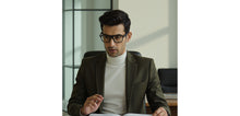 Load image into Gallery viewer, Black Square Full Rim Unisex Eyeglasses by Lenskart-235474