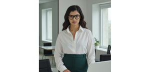 Black Square Full Rim Unisex Eyeglasses by Lenskart-235474