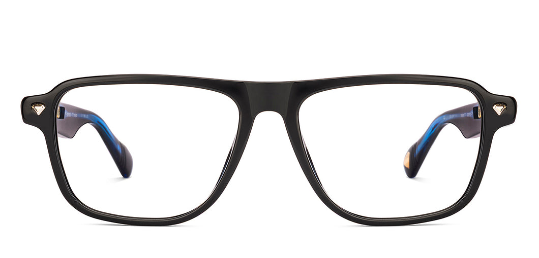 Black Square Full Rim Unisex Eyeglasses by Lenskart-235474