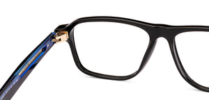 Black Square Full Rim Unisex Eyeglasses by Lenskart-235474