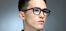Load image into Gallery viewer, Black Wayfarer Full Rim Unisex Eyeglasses by Lenskart STUDIO-219830