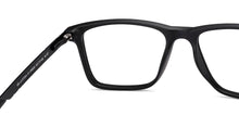 Load image into Gallery viewer, Black Wayfarer Full Rim Unisex Eyeglasses by Lenskart STUDIO-219830