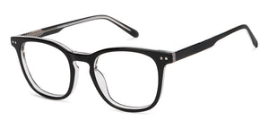 Black Wayfarer Full Rim Unisex Eyeglasses by Vincent Chase-217981