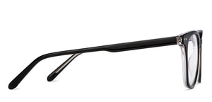 Black Wayfarer Full Rim Unisex Eyeglasses by Vincent Chase-217981
