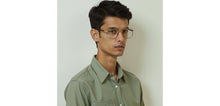 Load image into Gallery viewer, Black Gold Square Full Rim Unisex Eyeglasses by Vincent Chase-235213