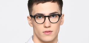 Black Wayfarer Full Rim Unisex Eyeglasses by Lenskart STUDIO-218086