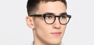 Black Wayfarer Full Rim Unisex Eyeglasses by Lenskart STUDIO-218086
