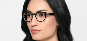 Black Wayfarer Full Rim Unisex Eyeglasses by Lenskart STUDIO-218086