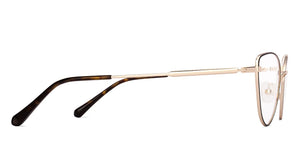 Black Gold Cat Eye Full Rim Women Eyeglasses by Lenskart-220686