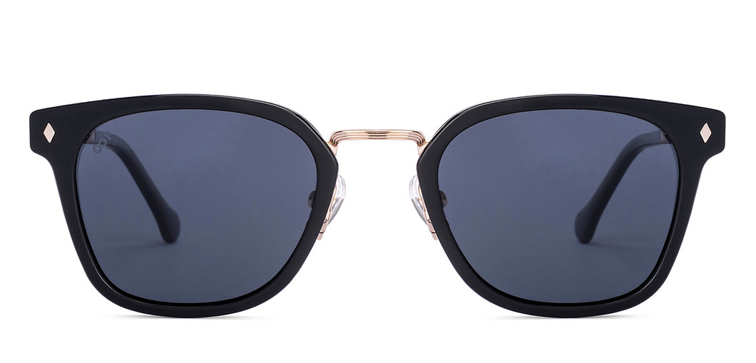 Black Square Full Rim Unisex Sunglasses by Lenskart STUDIO-226237