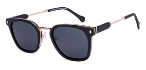 Black Square Full Rim Unisex Sunglasses by Lenskart STUDIO-226237