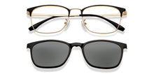 Load image into Gallery viewer, Black Wayfarer Full Rim Unisex Eyeglasses by Lenskart Air Online-152854